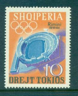 Albania-1964-Rimin-Opt-on-10l-MUH-lot69495