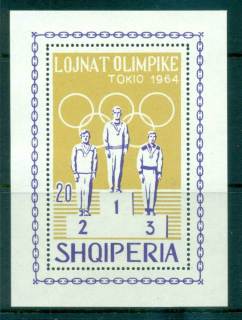 Albania-1964-Tokyo-Olympcs-MS-MUH-lot69502