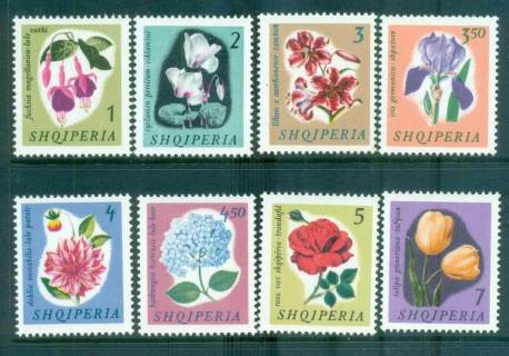 Albania-1965-Flowers-MUH-lot69530