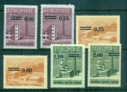 Albania-1965-Surcharges-MUH-lot69532