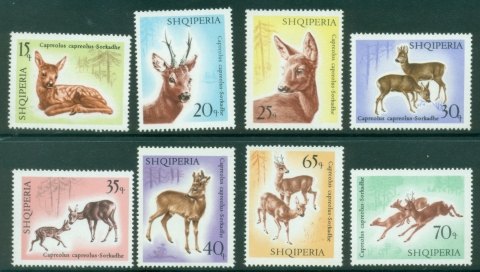 Albania-1967-European-Roe-Deer-MUH