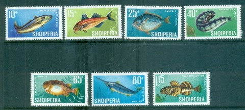 Albania-1967-Fish-MUH-lot69590