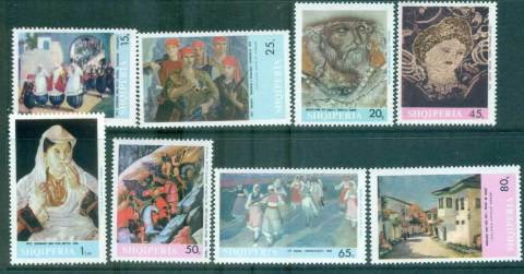 Albania-1967-Paintings-MUH-lot69608