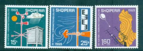 Albania-1969-Albanian-Hydrometerology-MUH-lot69665