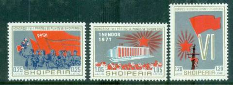 Albania-1971-Workers-party-Congress-MUH-lot69738