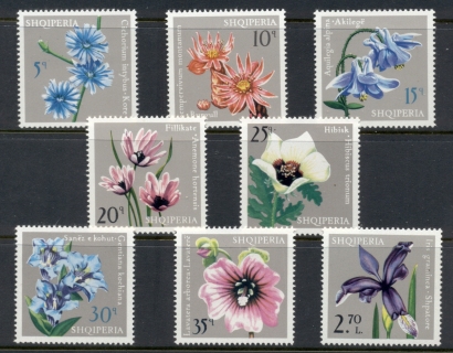 Albania-1972-Protected-Flowers-MUH