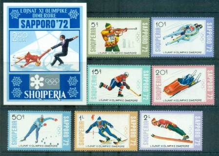 Albania-1972-Winter-Olympics-Sapporo-MS-MUH-lot69749