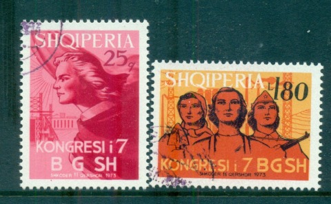 Albania-1973-Workers-Union-CTO-lot69784