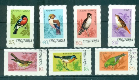 Albania-1974-Songbirds-CTO-lot69798