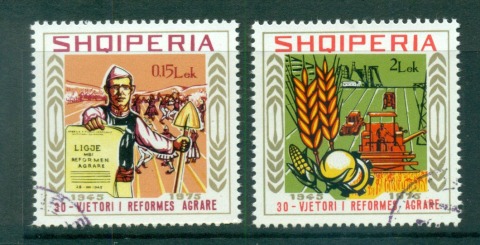 Albania-1975-Agrarian-Reform-CTO-lot69810