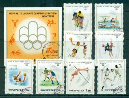 Albania-1975-Olympic-Games-Munich-MS-CTO-lot69821