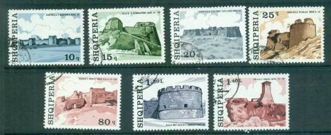 Albania-1976-Albanian-castles-CTO-lot69832