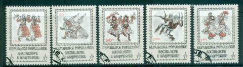 Albania-1979-Folk-dances-CTO-lot69858