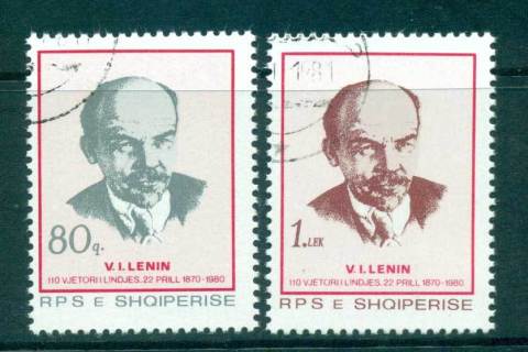 Albania-1980-Lenin-Birth-Anniv