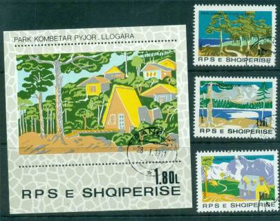 Albania-1980-National-Parks-MS-CTO-lot69877