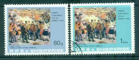 Albania-1980-Soldiers-Workers-Aid-CTO-lot69873