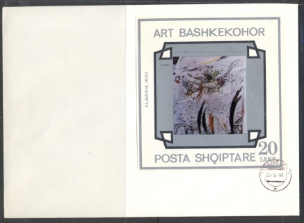 Albania-1993-Europa-Modern-Art-XLMS-FDC