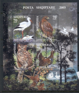 Albania-2003-Birds-MS-MUH