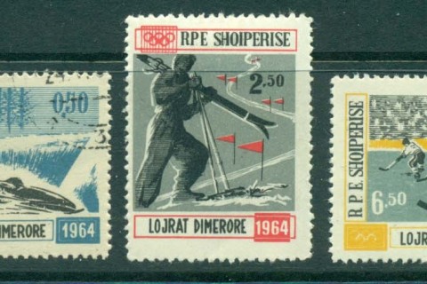 Albania-1963-Winter-Olympics-3-4-MLH-CTO-lot31044