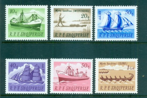 Albania-1965-Ships-MUH-lot69544