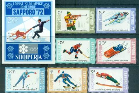 Albania-1972-Winter-Olympics-Sapporo-MS-MUH-lot69749