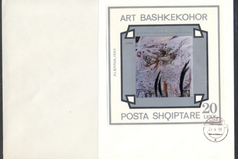 Albania-1993-Europa-Modern-Art-XLMS-FDC