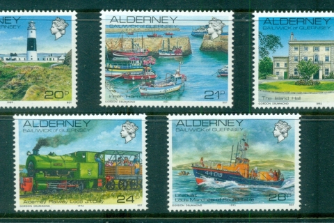 Alderney-1989-93-Island-Views-MUH