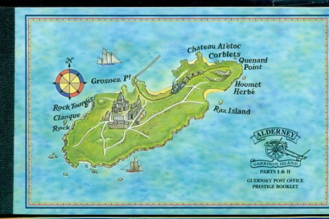 Alderney-1997-Garrison-Island-Pt-III-booklet-MUH