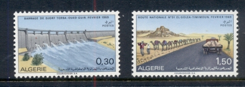 Algeria 1969 Public Works in Sahara