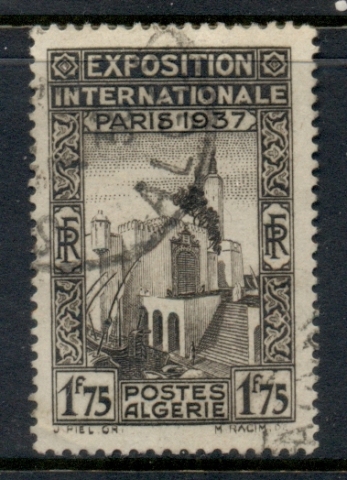 Algeria 1937 Paris International Expo 1.75f