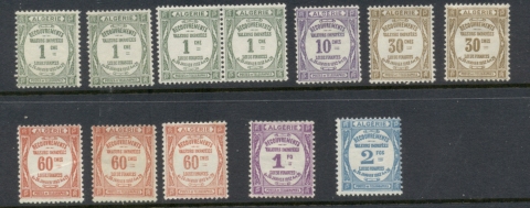 Algeria 1926-27 Postage Dues Asst