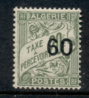 Algeria-1927 Postage Due Surch 60c on 20c