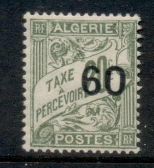 Algeria 1927 Postage Due Surch 60c on 20c