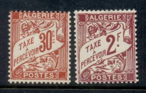Algeria 1942 Postage Dues without RF