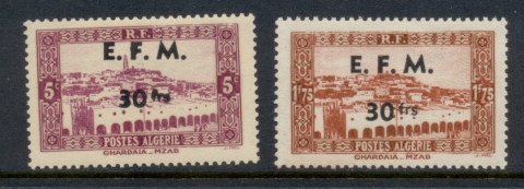 Algeria 1943 Telegraph Stamps
