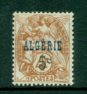 Algeria-1927 Surcharge 5c on 4c