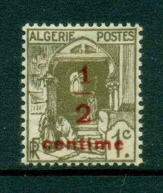 Algeria 1926 Newspaper Stamp 0.5c on 1c