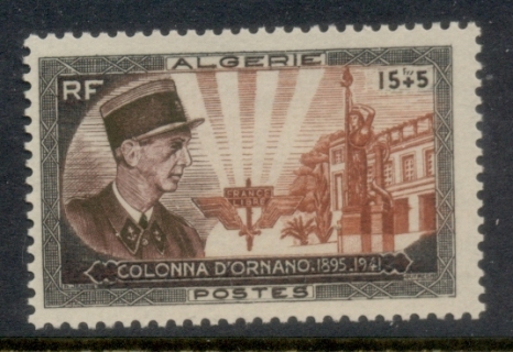 Algeria 1951 death of Col. Colonna d'Ornano 10th Anniv.