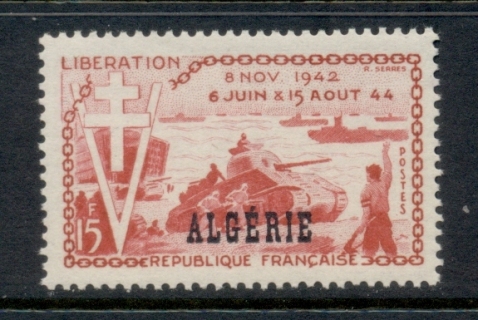 Algeria 1954 Liberation of France 10th Anniv.