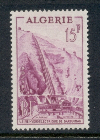 Algeria 1954 Darguinah Hydroelectric Works