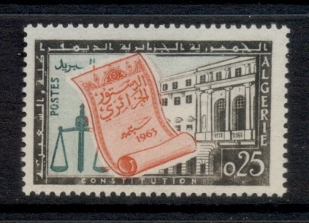 Algeria 1963 New Constitution