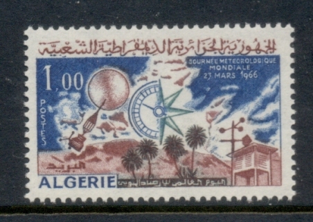 Algeria 1966 World Meterological Day