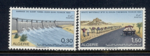 Algeria 1969 Public Works in the Sahara