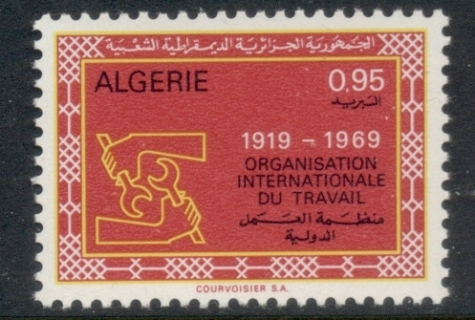 Algeria 1969 ILO 50th Anniv.