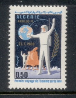 Algeria 1969 Apollo 11 Moon Landing