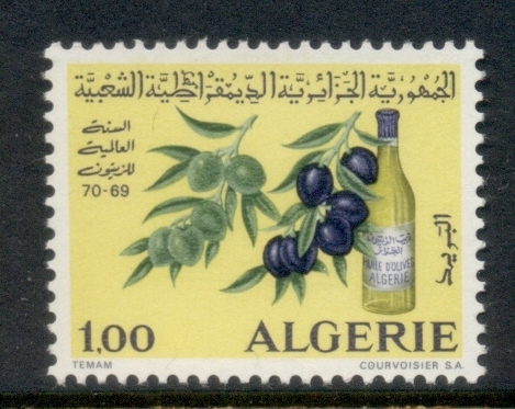 Algeria 1970 Olive Year