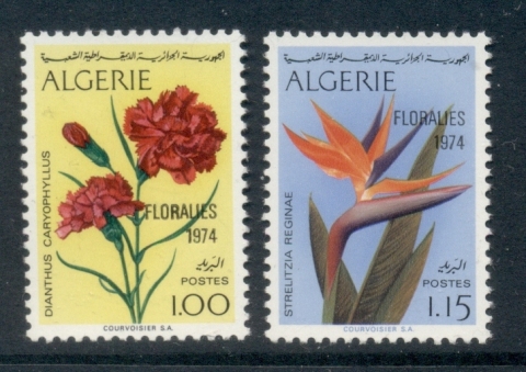 Algeria 1974 Flowers, Opt Florale