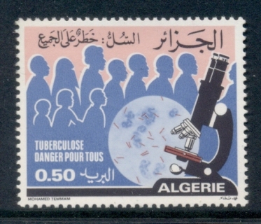 Algeria 1976 Fight Against Tuberculosis