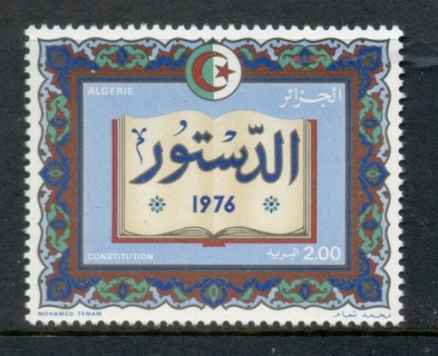 Algeria 1976 New Constitution