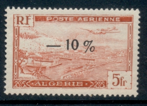 Algeria 1947 Airmail Surch -10%